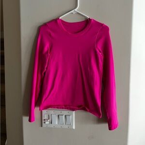 PINK AMAZON MEDIUM FITTED LONGSLEEVE